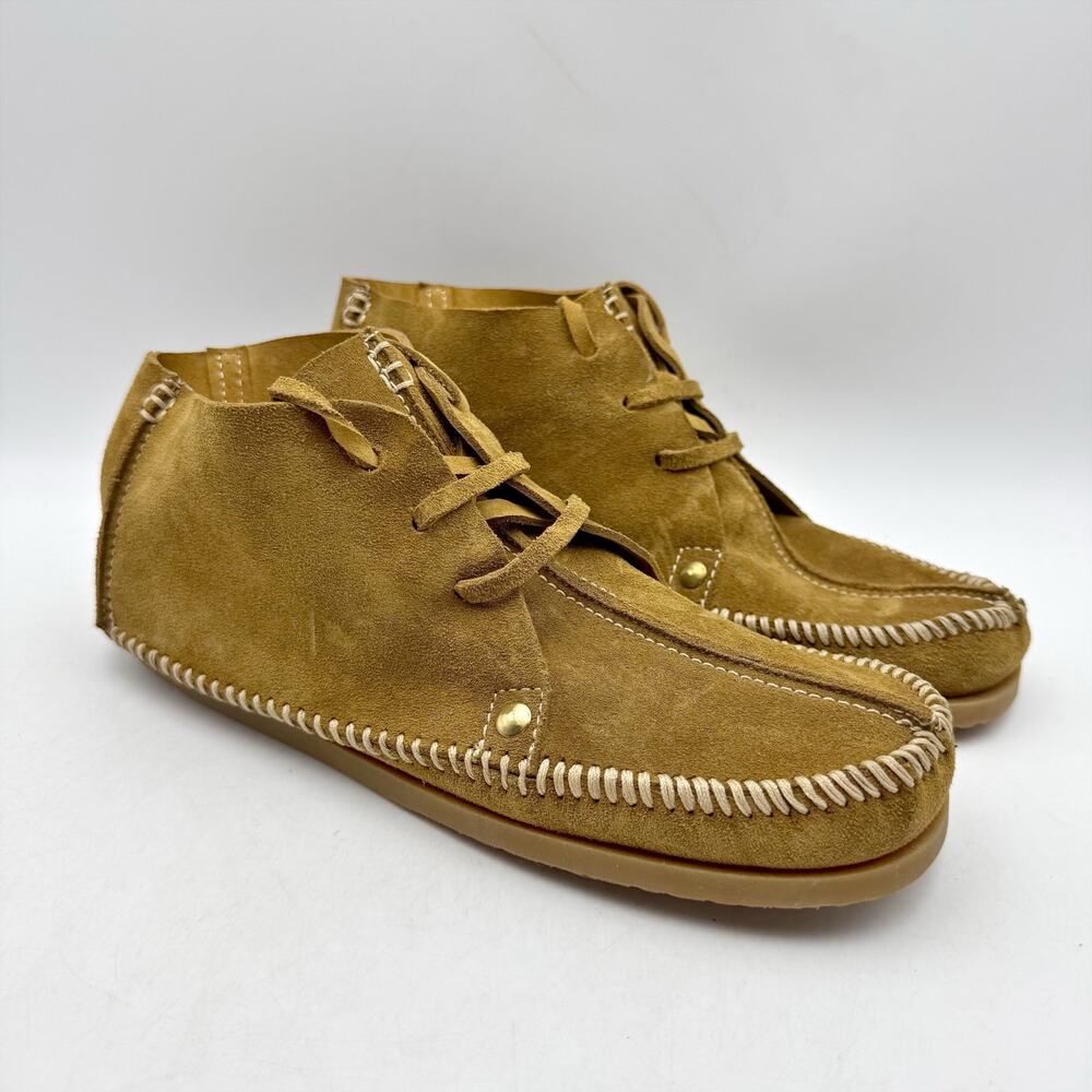 RE/DONE Womens Metal Oxford Shoes EU 37 US 7 Brown Suede NWOB - Picture 3 of 10
